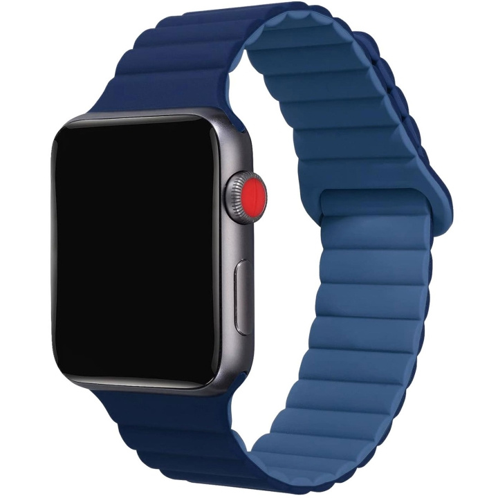 Celly Armbånd til Apple Watch 42/44/45 mm magnetisk blå i gruppen SMARTTELEFON & NETTBRETT / Trening, hjem og fritid / Apple Watch og tilbehør / Tilbehør hos TP E-commerce Nordic AB (C74703)