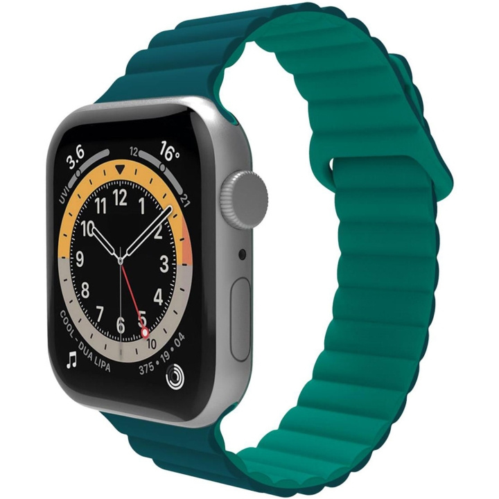 Celly Armbånd til Apple Watch 42/44/45mm Magnetic Green i gruppen SMARTTELEFON & NETTBRETT / Trening, hjem og fritid / Apple Watch og tilbehør / Tilbehør hos TP E-commerce Nordic AB (C74704)