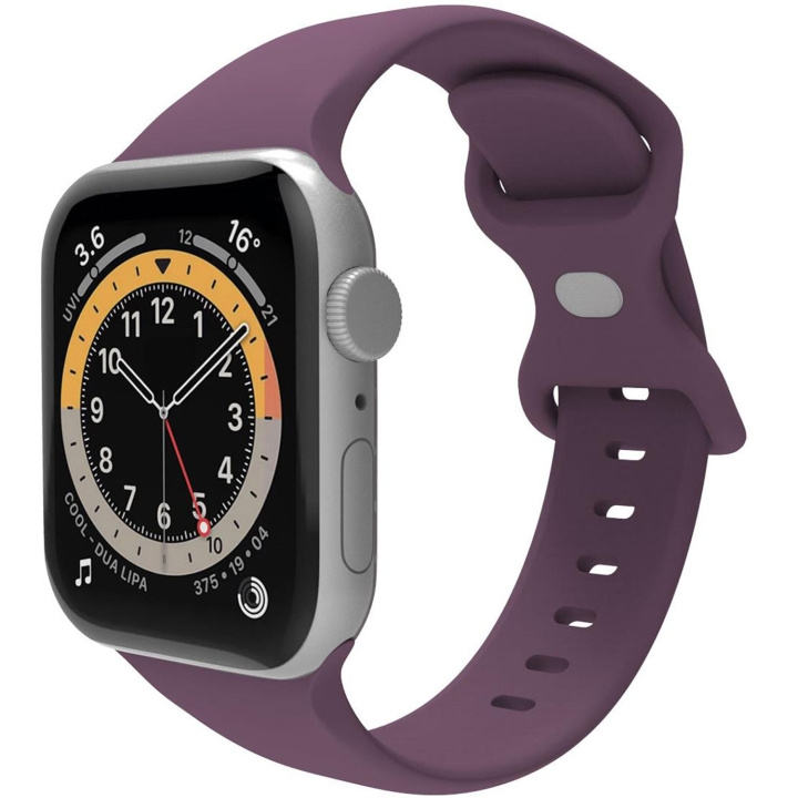 Celly Armbånd for Apple Watch 38/40/41mm Silikon Lilla i gruppen SMARTTELEFON & NETTBRETT / Trening, hjem og fritid / Apple Watch og tilbehør / Tilbehør hos TP E-commerce Nordic AB (C74708)