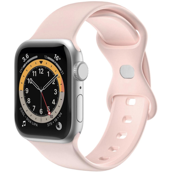Celly Armbånd for Apple Watch 42/44/45mm Silikon Rosa i gruppen SMARTTELEFON & NETTBRETT / Trening, hjem og fritid / Apple Watch og tilbehør / Tilbehør hos TP E-commerce Nordic AB (C74710)
