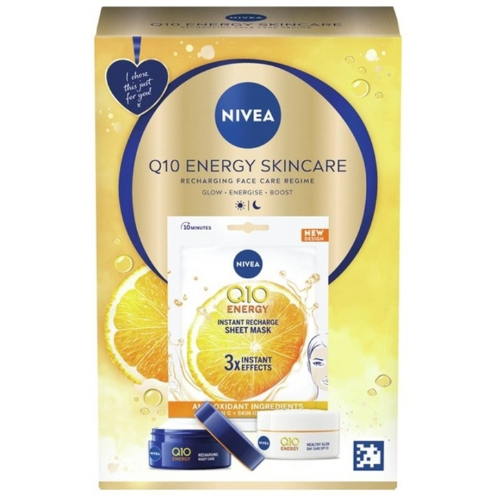 Nivea Q10 Energy hudpleiesett i gave i gruppen HELSE OG SKJØNNHET / Hudpleie / Ansikt / Dagkrem hos TP E-commerce Nordic AB (C74737)