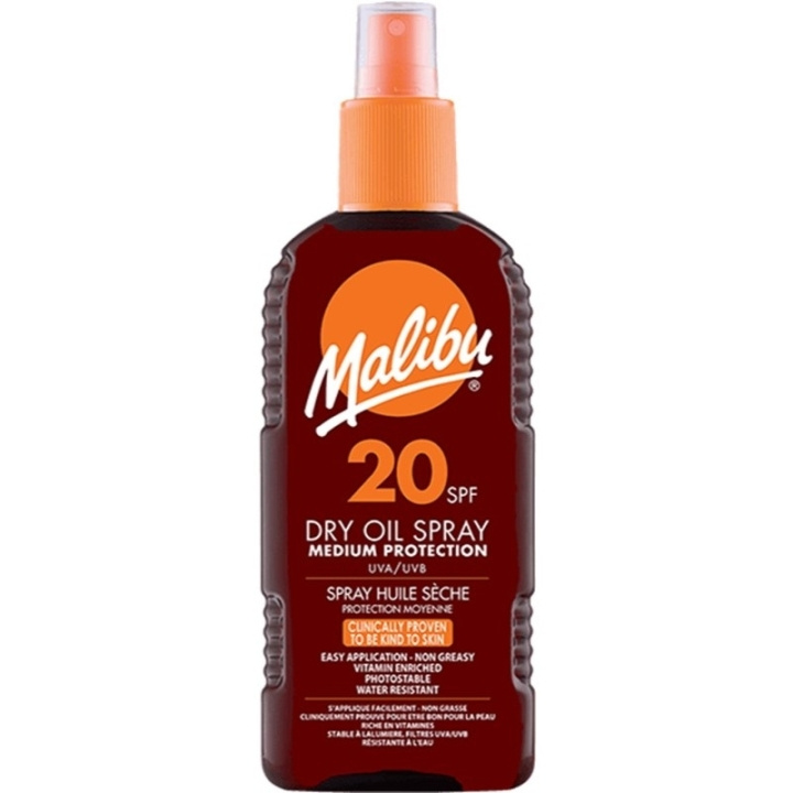 Malibu Dry Oil Spray SPF20 100 ml i gruppen HELSE OG SKJØNNHET / Hudpleie / Soling / Solkrem hos TP E-commerce Nordic AB (C74748)