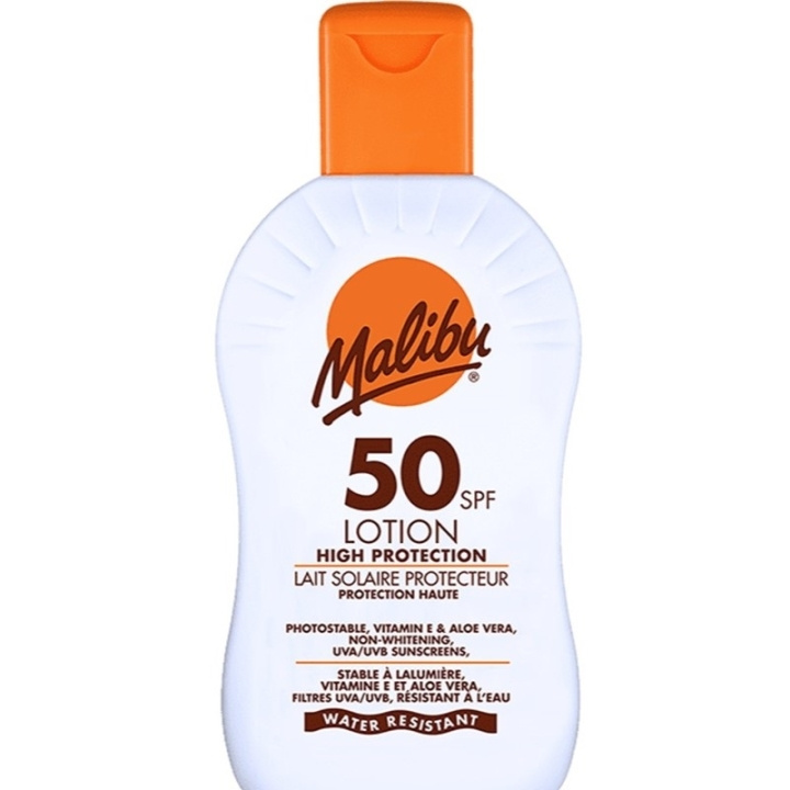 Malibu Sollotion SPF50 100 ml i gruppen HELSE OG SKJØNNHET / Hudpleie / Soling / Solkrem hos TP E-commerce Nordic AB (C74752)