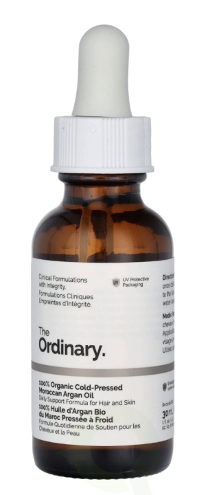 The Ordinary 100 % økologisk marokkansk arganolje 30 ml i gruppen HELSE OG SKJØNNHET / Hår & styling / Hårpleie / Hårolje hos TP E-commerce Nordic AB (C74813)