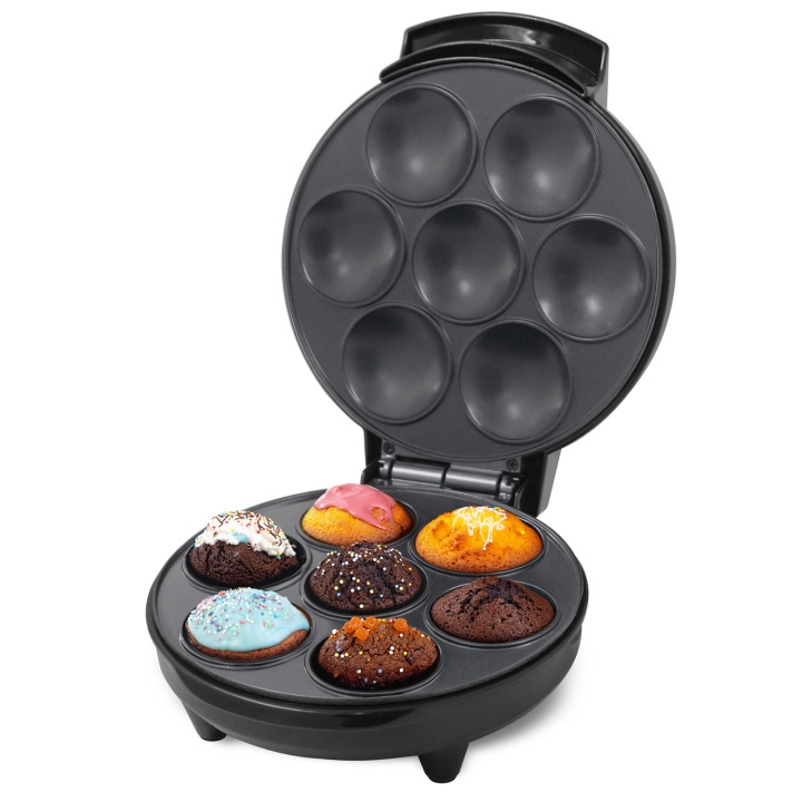 Champion Muffin Maker Ceramic 7 Muffins 700W MM400 Svart i gruppen HJEM, HUS OG HAGE / Husholdningsapparater / Øvrige husholdningsapparater hos TP E-commerce Nordic AB (C74900)