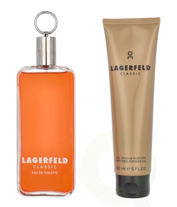Karl Lagerfeld Classic Giftset 300 ml Edt Spray 150ml/Shower Gel 150ml i gruppen HELSE OG SKJØNNHET / Gavesett / Gavesett for ham hos TP E-commerce Nordic AB (C74953)