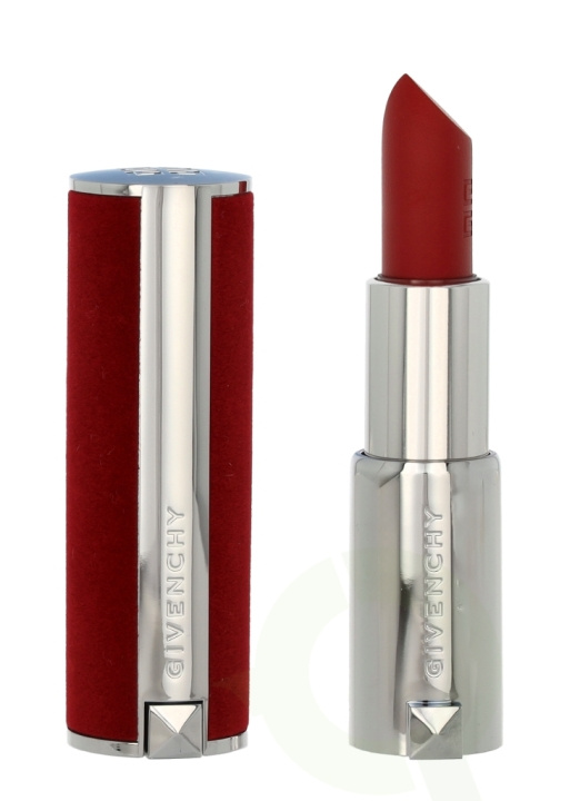 Givenchy Le Rouge Deep Velvet Lipstick 3.4 g #37 Rouge Graine, fløyelsaktig etui, 24 timers slitasje, eksepsjonelt godt glid i gruppen HELSE OG SKJØNNHET / Makeup / Lepper / Leppestift hos TP E-commerce Nordic AB (C75036)