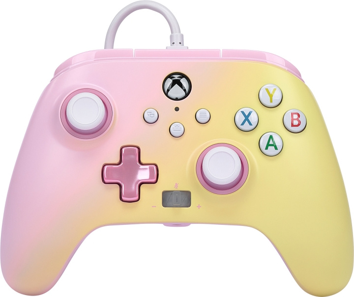 PowerA Enhanced Wired Controller, Pink Lemonade, Xbox i gruppen Elektronikk / TV-spill & tilbehør / Xbox Series X / Tilbehør hos TP E-commerce Nordic AB (C75394)