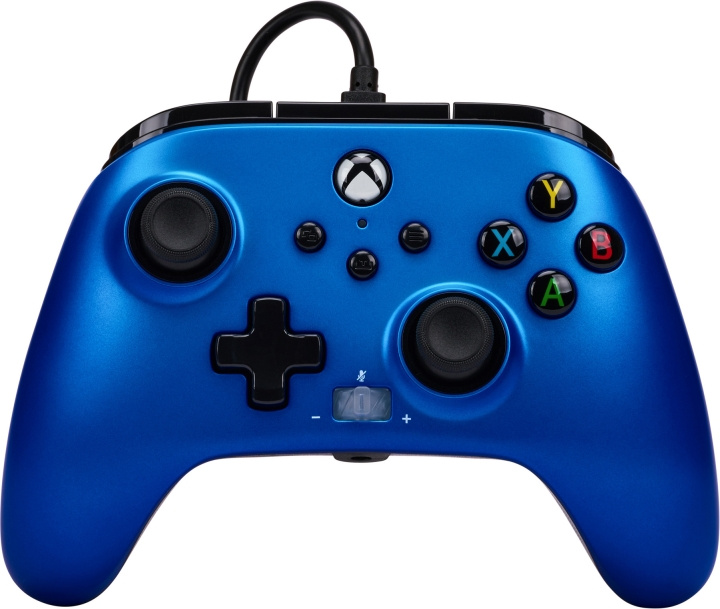 PowerA Enhanced Wired Controller, Sapphire Fade, Xbox i gruppen Elektronikk / TV-spill & tilbehør / Xbox Series X / Tilbehør hos TP E-commerce Nordic AB (C75395)