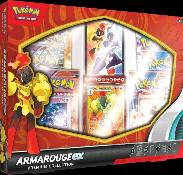 POKEMON Armarouge ex Premium Collection-samlersett i gruppen LEKER, BARN OG BABY / Spill / Kortspill hos TP E-commerce Nordic AB (C75436)