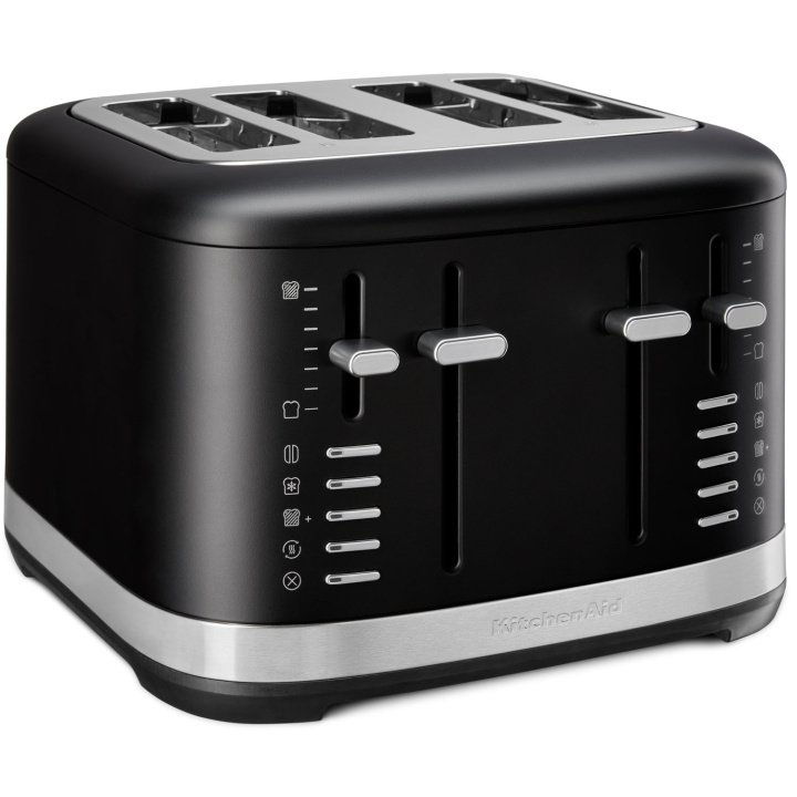 KitchenAid Brödrost 4 Skivors Metall 5KMT4109EBM Cast iron black i gruppen HJEM, HUS OG HAGE / Husholdningsapparater / Brødristere og toastjern / Brødristere hos TP E-commerce Nordic AB (C75711)