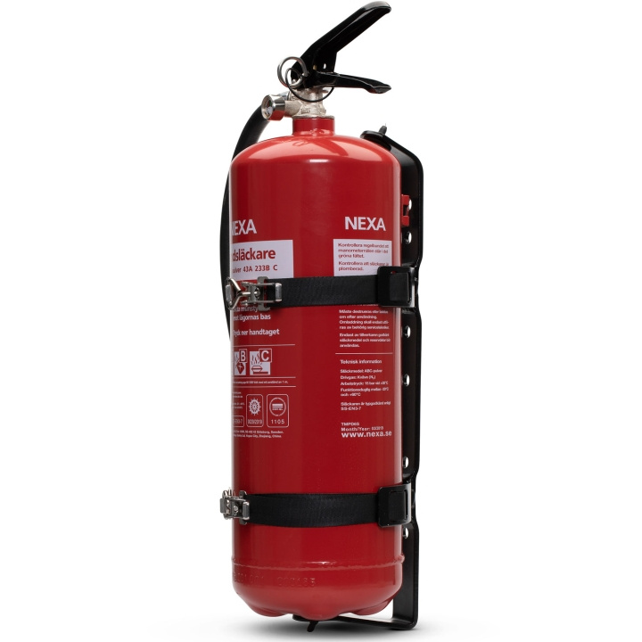 Nexa FH-006 Kjøretøyholder for 6 kg pulverslukker i gruppen HJEM, HUS OG HAGE / Alarm, Sikkerhet og overvåking / Brann, røyk, gass / Brannslukkningsapparat hos TP E-commerce Nordic AB (C75732)