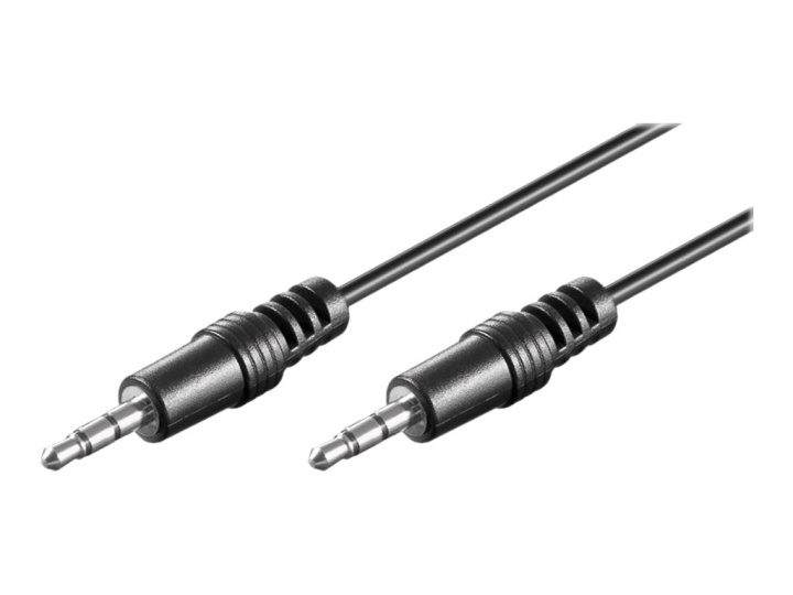 Goobay Lydkabel Svart 2,5m i gruppen Elektronikk / Kabler og adaptere / Lyd analog / 3,5 mm hos TP E-commerce Nordic AB (C75749)