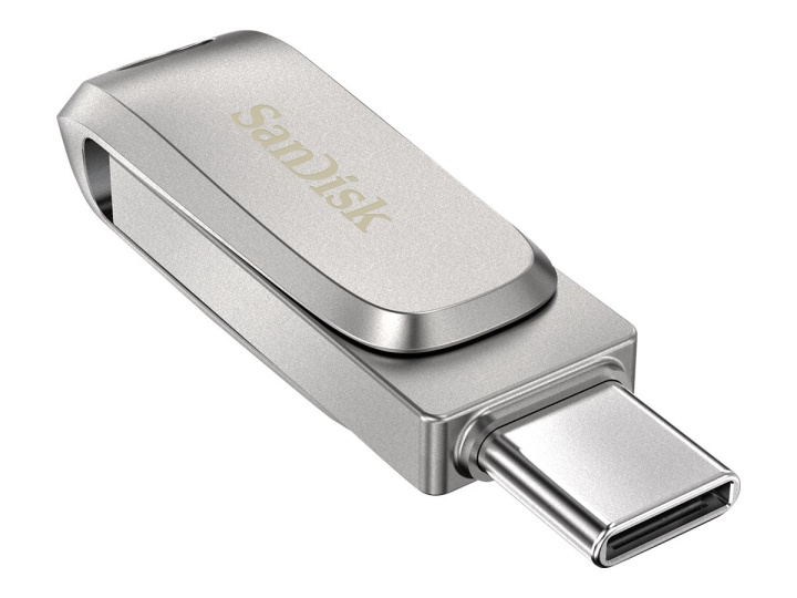 SanDisk Ultra Dual Drive Luxe 1 TB USB 3.1 Gen 1 / USB-C Silver i gruppen Elektronikk / Lagringsmedia / USB-Pinner / USB 3.1 hos TP E-commerce Nordic AB (C75778)