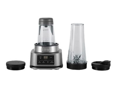Ninja Foodi Power Nutri CB100EU Blender Crush-funktion PowerMix-funktion Blend-funktion Blend-funktion Silver i gruppen HJEM, HUS OG HAGE / Husholdningsapparater / Matprosessorer og kjøkkenassistenter / Miksere og blendere hos TP E-commerce Nordic AB (C75796)