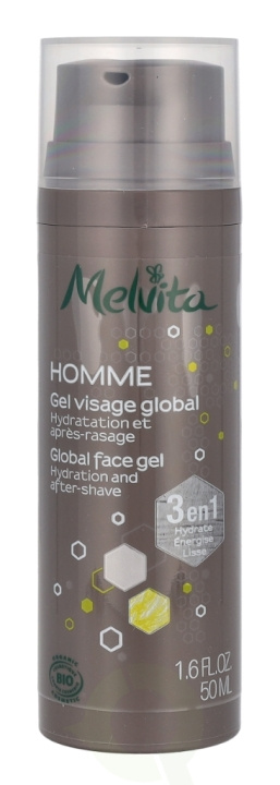 Melvita Homme Global Face Gel 50 ml i gruppen HELSE OG SKJØNNHET / Hudpleie / Ansikt / Dagkrem hos TP E-commerce Nordic AB (C75999)