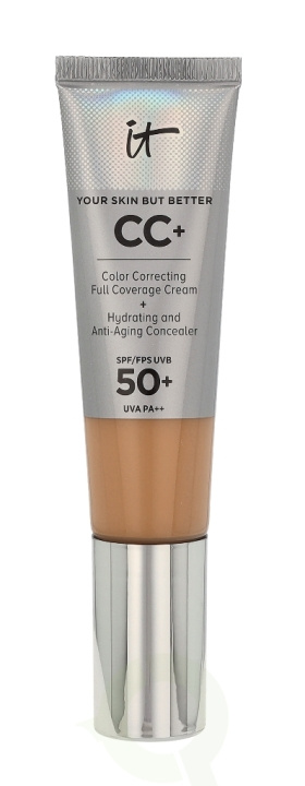 IT Cosmetics CC+ Color Corr. Full Coverage Cream SPF50 32 ml Medium Tan i gruppen HELSE OG SKJØNNHET / Makeup / Makeup ansikt / Foundation hos TP E-commerce Nordic AB (C76036)