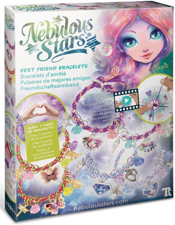Nebulous Stars Best Friend Bracelets - sett i papp i gruppen LEKER, BARN OG BABY / Leker / Håndtverk hos TP E-commerce Nordic AB (C76117)