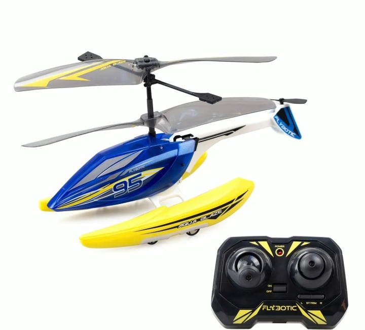 Silverlit Flybotic Aqua Blaze - fjernstyrt helikopter i gruppen LEKER, BARN OG BABY / Radiostyrt / Radiostyrte Helikoptere hos TP E-commerce Nordic AB (C76172)