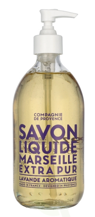 Compagnie De Provence Marseille flytende såpe 495 ml Aromatisk lavendel i gruppen HELSE OG SKJØNNHET / Hudpleie / Kroppspleie / Bad- og dusjkrem hos TP E-commerce Nordic AB (C76353)