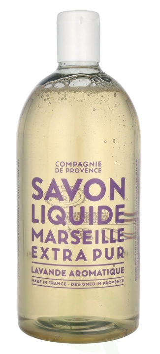 Compagnie De Provence Marseille flytende såpe 1000 ml Aromatisk lavendel i gruppen HELSE OG SKJØNNHET / Hudpleie / Kroppspleie / Bad- og dusjkrem hos TP E-commerce Nordic AB (C76370)