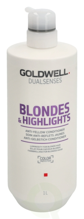 Goldwell Dualsenses Blonde&Highlight Anti-Yellow Conditioner 1000 ml Anti-Gul i gruppen HELSE OG SKJØNNHET / Hår & styling / Hårpleie / Balsam hos TP E-commerce Nordic AB (C76423)
