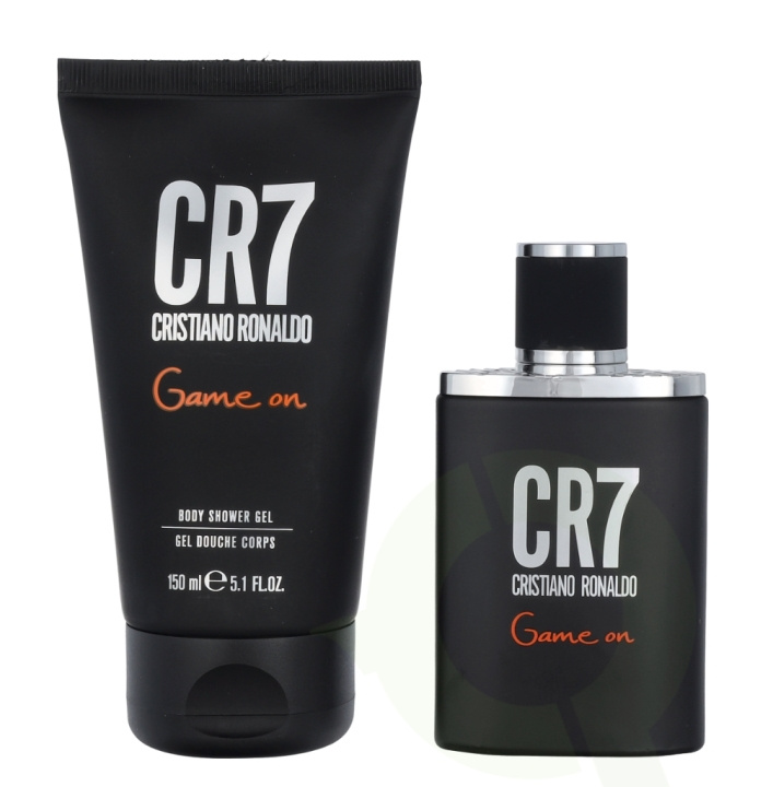 Cristiano Ronaldo CR7 Game On Giftset 180 ml Edt Spray30ml/Showergel 150ml i gruppen HELSE OG SKJØNNHET / Gavesett / Gavesett for ham hos TP E-commerce Nordic AB (C76427)