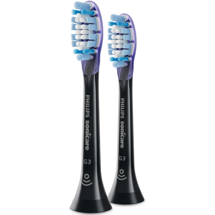 Philips Børstehode G3 Premium Gum Care 2 stk. svart HX9052/33 i gruppen HELSE OG SKJØNNHET / Munnpleie / Elektriske tannbørster tilbehør hos TP E-commerce Nordic AB (C76757)