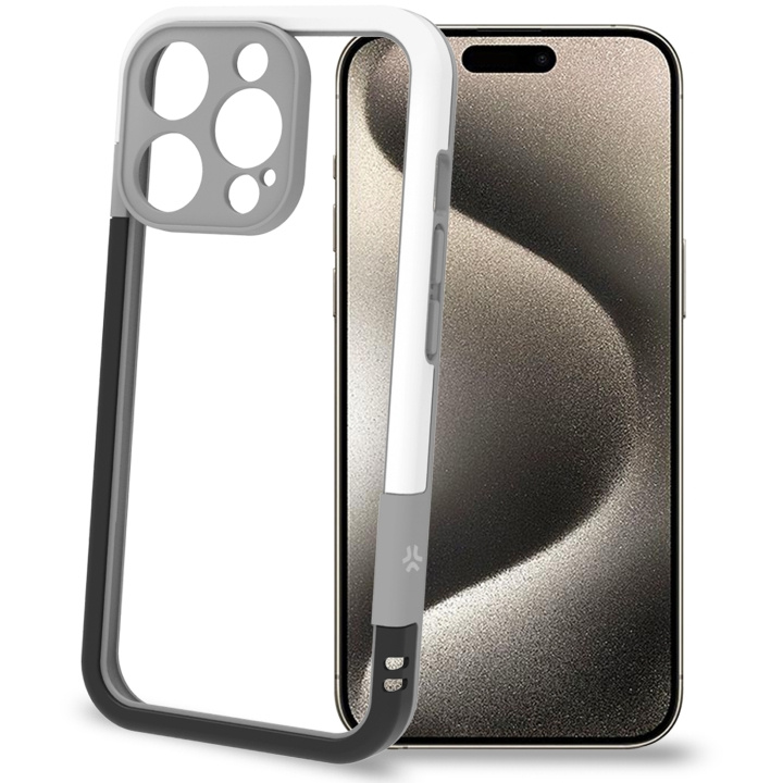 Bumper Iphone 16 Pro Svart/Vit