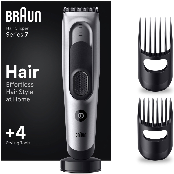 Braun Hårklippere med ladestativ HC7390 i gruppen HELSE OG SKJØNNHET / Hår & styling / Barbering og trimming / Hårtrimmere hos TP E-commerce Nordic AB (C76771)