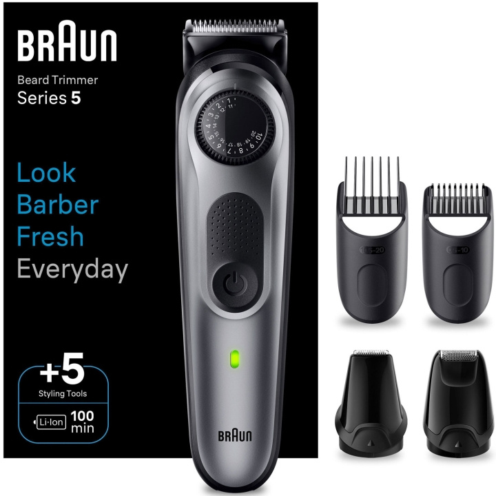Braun Skjeggtrimmer PRO BT5440 5 stk stylingtilbehør i gruppen HELSE OG SKJØNNHET / Hår & styling / Barbering og trimming / Skjeggtrimmere og tilbehør hos TP E-commerce Nordic AB (C76773)