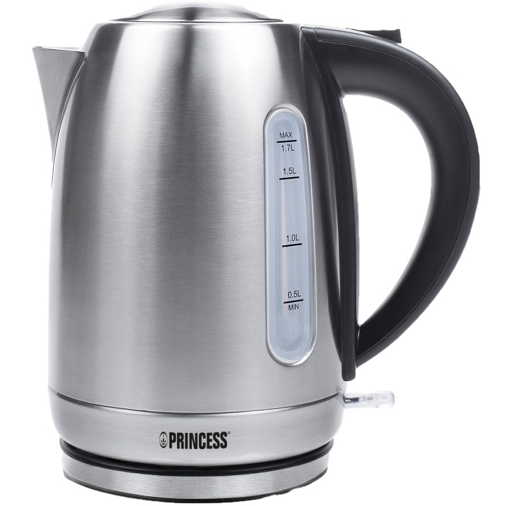 Princess Vannkoker 1,7l Rustfri 2200Watt 0,7m ledning i gruppen HJEM, HUS OG HAGE / Husholdningsapparater / Vann og juice / Vannkokere hos TP E-commerce Nordic AB (C76800)