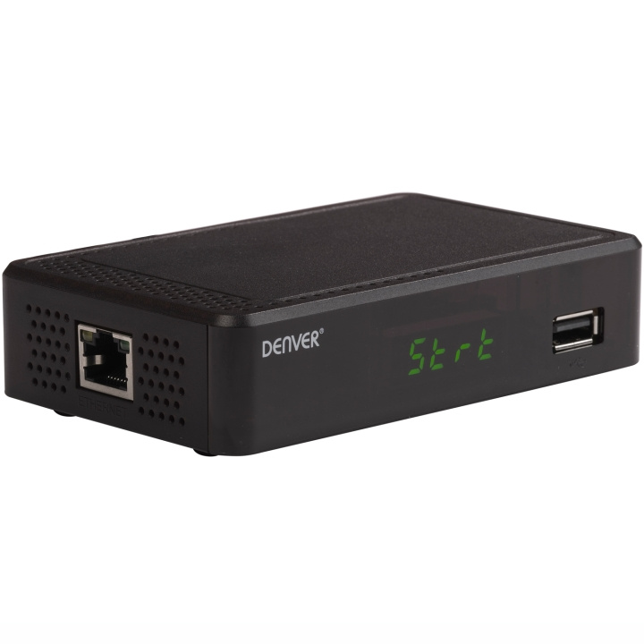 Denver DTB-148 DVT-T2 h.265-boks for FTA (Free To Air) i gruppen Elektronikk / Lyd & Bilde / TV og tilbehør / Bakkesignal/bokser hos TP E-commerce Nordic AB (C76801)