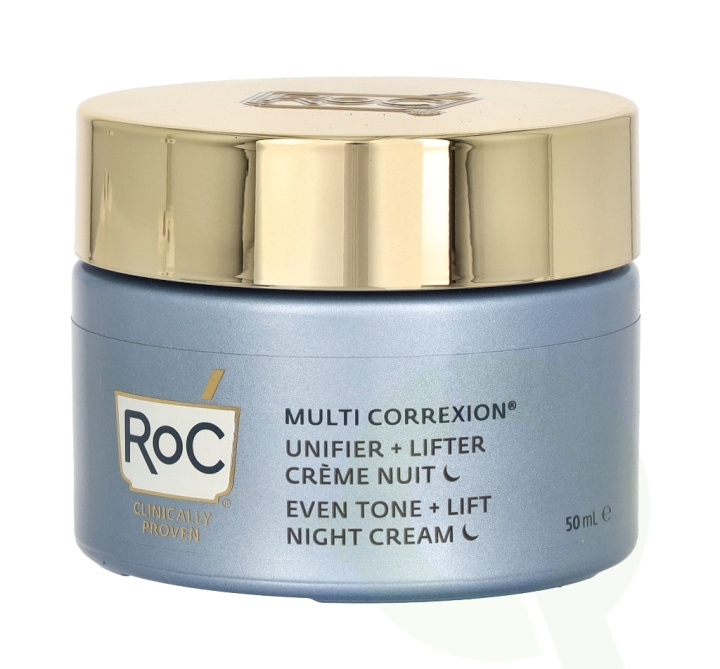 ROC Multi Correxion Even Tone & Lift Night Cream 50 ml i gruppen HELSE OG SKJØNNHET / Hudpleie / Ansikt / Nattkrem hos TP E-commerce Nordic AB (C76847)