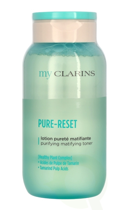 Clarins My Clarins Pure-Reset Purifying Matifying Toner 200 ml i gruppen HELSE OG SKJØNNHET / Hudpleie / Ansikt / Ansiktsvann & Facemist hos TP E-commerce Nordic AB (C76853)