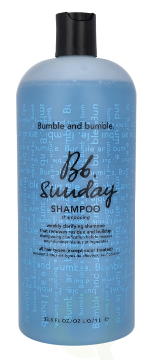 Bumble and Bumble Bumble & Bumble Sunday Shampoo 1000 ml i gruppen HELSE OG SKJØNNHET / Hår & styling / Hårpleie / Sjampo hos TP E-commerce Nordic AB (C77032)