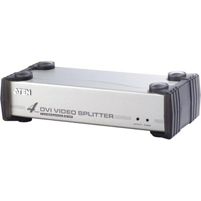 ATEN VS-164 DVI splitter/splitter, 1 > 4, DVI-I Single Link + lyd i gruppen Datautstyr / Kabler og adaptere / HDMI/VGA/DVI-switcher hos TP E-commerce Nordic AB (C77216)