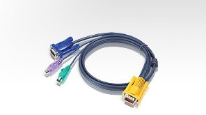 ATEN 2L-5203P Kombinasjonskabel for f.eks. ACS-12xx-serien, PS/2, 3m i gruppen Datautstyr / Kabler og adaptere / Andre hos TP E-commerce Nordic AB (C77274)