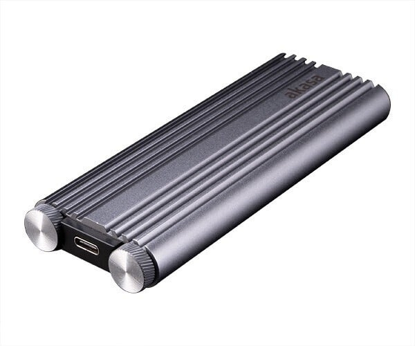 Akasa USB-C-harddiskkabinett for SSD i gruppen Datautstyr / PC-Komponenter / Harddisker / Adaptere og tilbehør hos TP E-commerce Nordic AB (C77442)