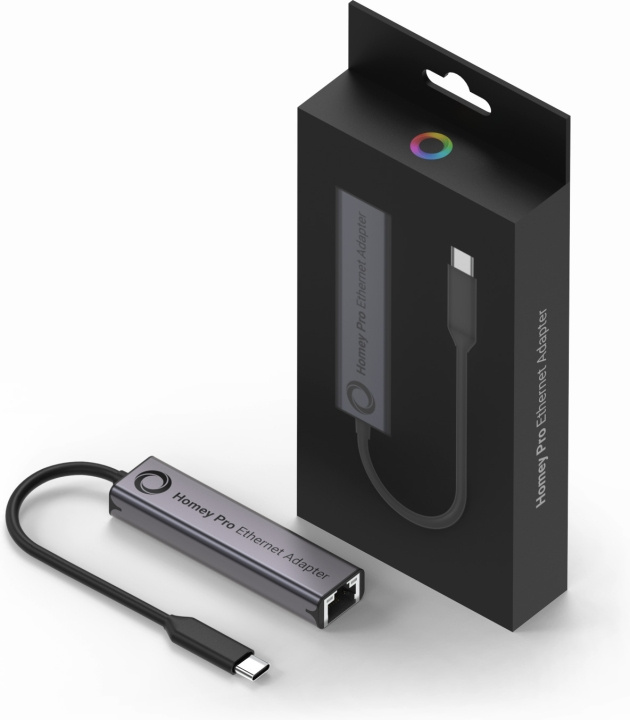 Athom Homey Pro Ethernet-adapter - nettverksadapter i gruppen Datautstyr / Nettverk / Nettverkskort / USB hos TP E-commerce Nordic AB (C77834)