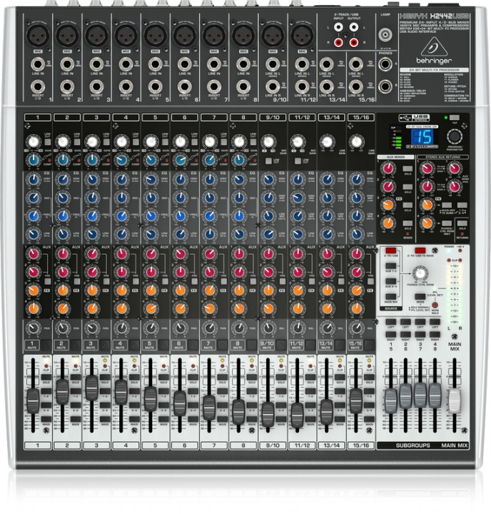 BEHRINGER Xenyx X2442USB kompaktmikser i gruppen SPORT, FRITID & HOBBY / Hobby / Musikk / PA equipment hos TP E-commerce Nordic AB (C78113)
