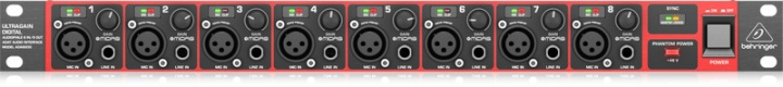 BEHRINGER Ultragain Digital ADA8200 lydkort i gruppen SPORT, FRITID & HOBBY / Hobby / Musikk / PA equipment hos TP E-commerce Nordic AB (C78114)
