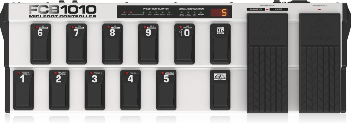 BEHRINGER FCB1010 -MIDI-fotkontroller i gruppen SPORT, FRITID & HOBBY / Hobby / Musikk / Musikkinstrument hos TP E-commerce Nordic AB (C78290)