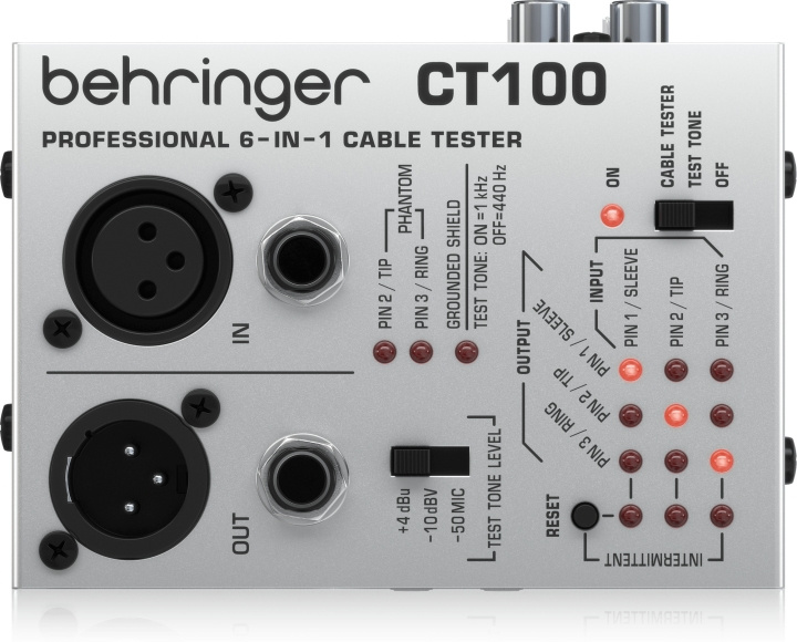 BEHRINGER CT100 kabeltester i gruppen SPORT, FRITID & HOBBY / Hobby / Musikk / Musikkinstrument hos TP E-commerce Nordic AB (C78320)