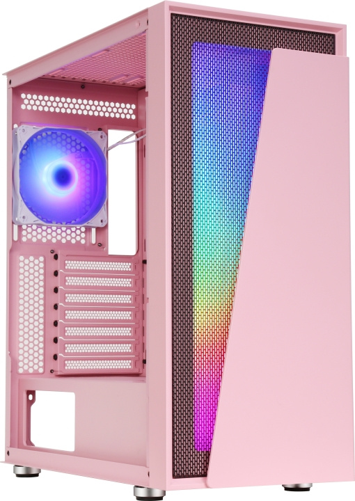 Blackstorm Artemis 3705 ATX-kabinett med vindu, rosa i gruppen Datautstyr / PC-Komponenter / Chassis hos TP E-commerce Nordic AB (C78432)