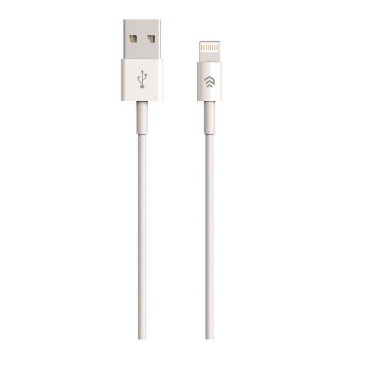 Devia kabel Smart EC080 USB - Lightning 2,0 m 2,1A hvit i gruppen SMARTTELEFON & NETTBRETT / Ladere og Kabler / Kabler / Kabler Lightning hos TP E-commerce Nordic AB (C78533)