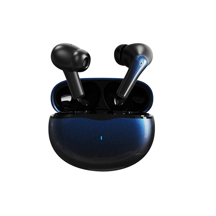 Devia Bluetooth-hodetelefoner TWS Smart M4 mørkeblå i gruppen Elektronikk / Lyd & Bilde / Hodetelefoner & Tilbehør / Hodetelefoner hos TP E-commerce Nordic AB (C78625)