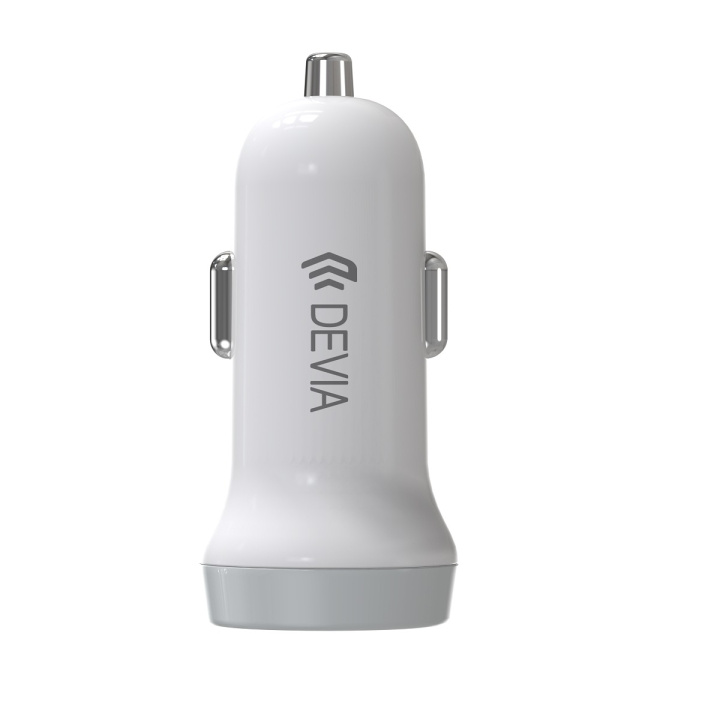 Devia smart billader 2x USB 3,1A hvit i gruppen SMARTTELEFON & NETTBRETT / Ladere og Kabler / Billader / Billader USB hos TP E-commerce Nordic AB (C78661)