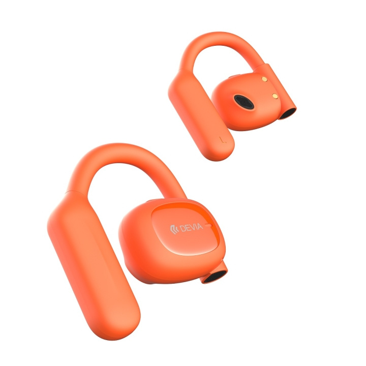 Devia Bluetooth-hodetelefoner OWS Star E2 oransje i gruppen Elektronikk / Lyd & Bilde / Hodetelefoner & Tilbehør / Hodetelefoner hos TP E-commerce Nordic AB (C78676)