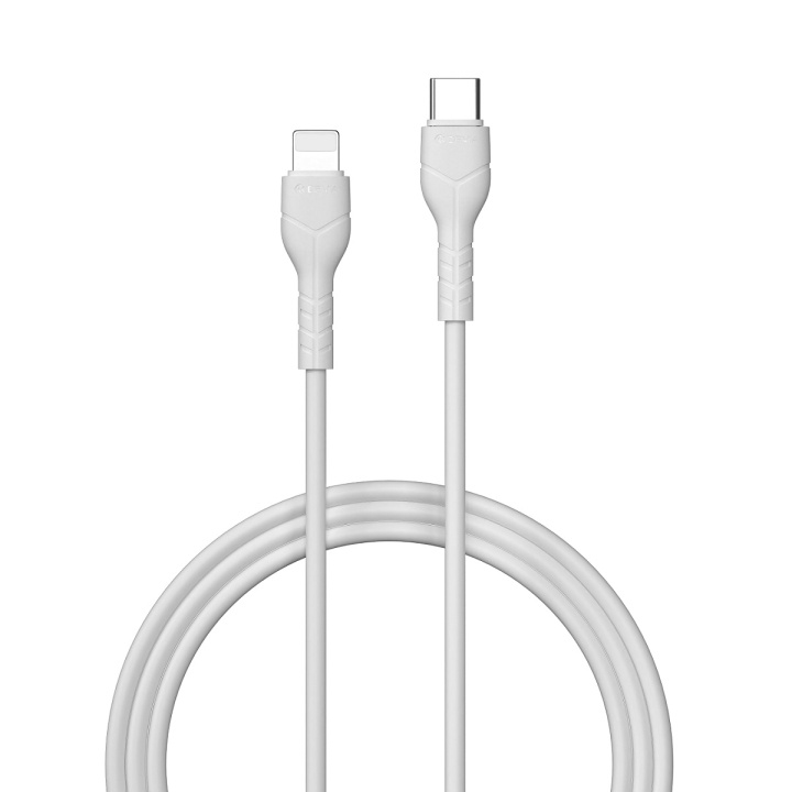 Devia kabel Kintone EC150 USB-C - Lightning 1,0 m 27W 3A hvit sett 30 stk i gruppen SMARTTELEFON & NETTBRETT / Ladere og Kabler / Kabler / Kabler Lightning hos TP E-commerce Nordic AB (C78682)